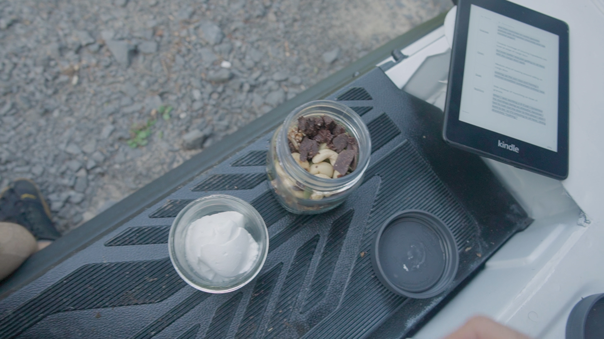 Van Life Day One Andrew Folts Coconut Yogurt Sprouted Granola Top View