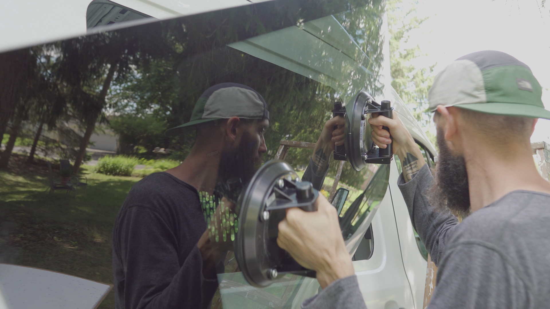 Van Cargo Window Install (Bonded)