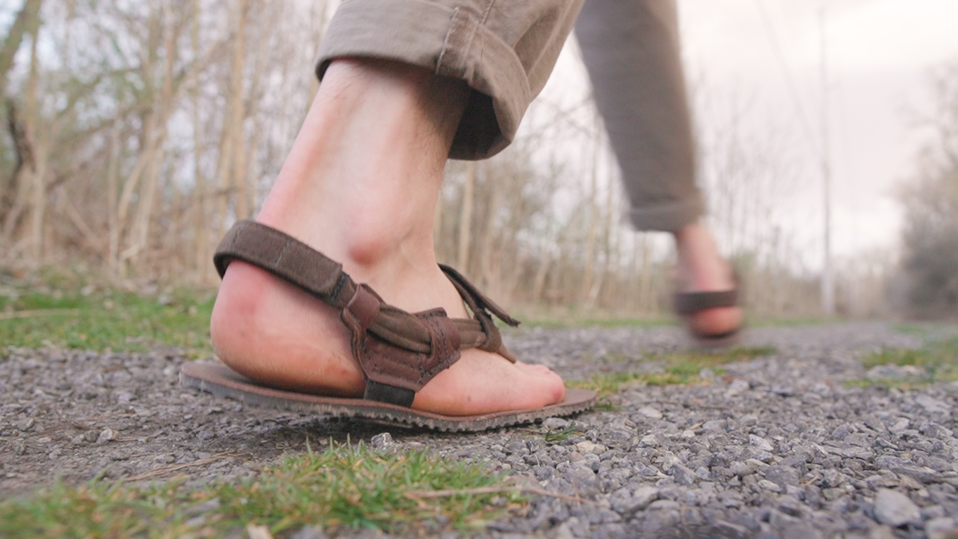 Toetem Alpha Blackbear Barefoot Sandals Review Hiking Heel Trail Gravel