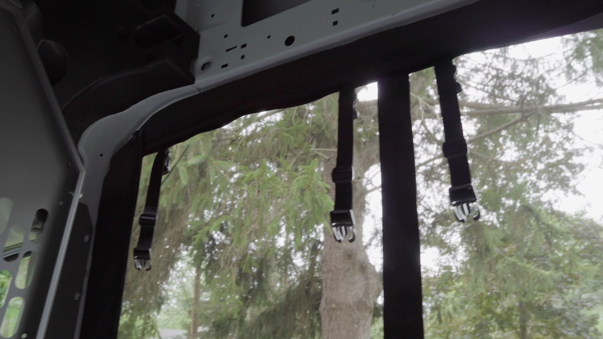 The Bug Wall Van Life Screen Review Diy Install Top Inside View