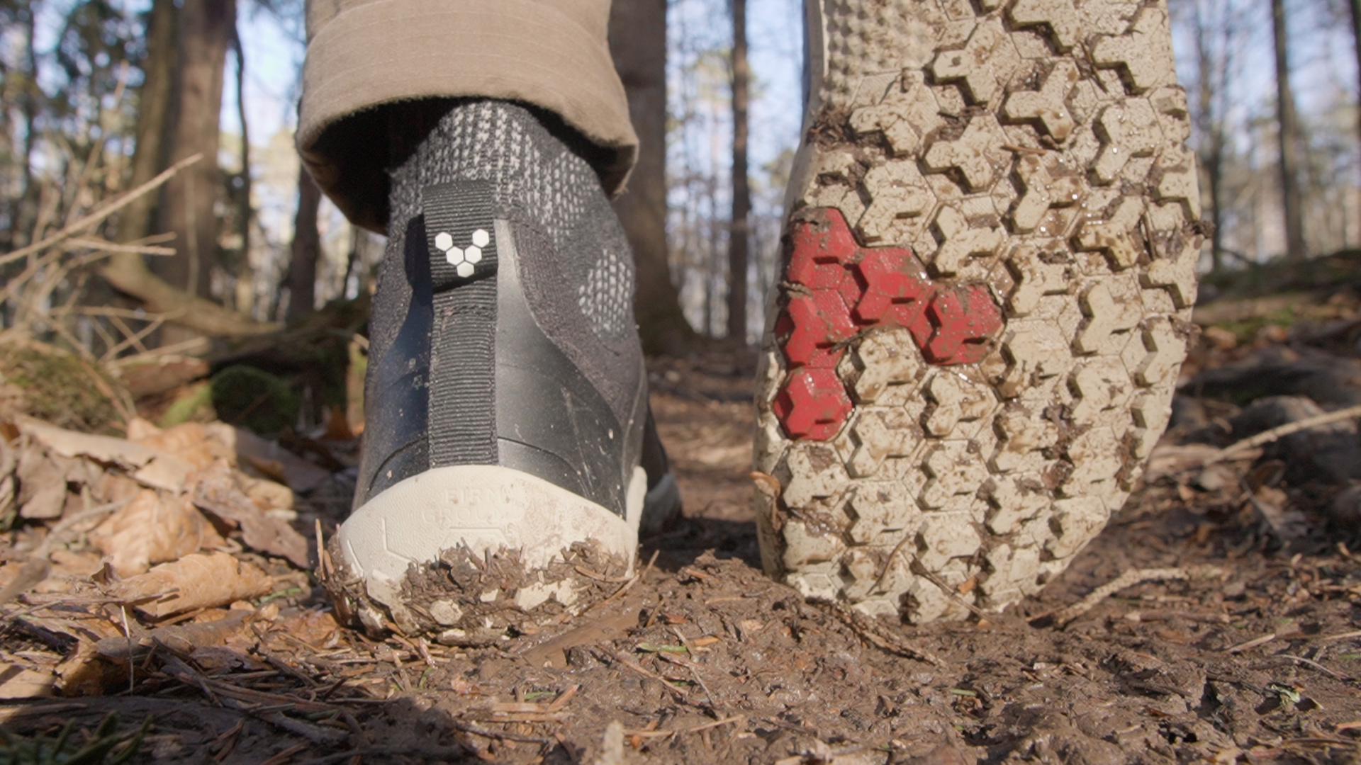 Vivobarefoot Primus Trail Knit Fg Tread Heel Hiking Trail