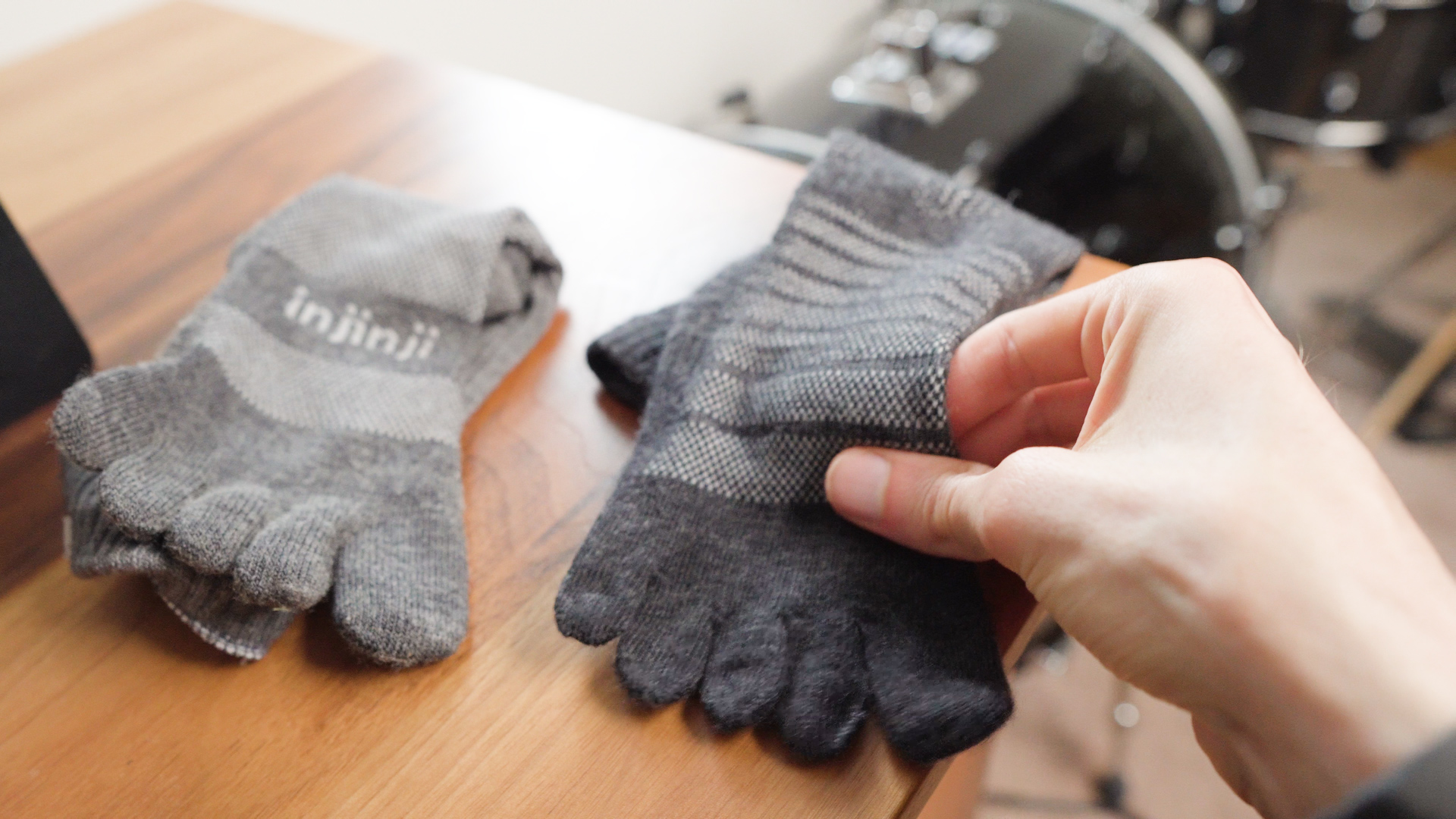 Injinji Merino Wool Toe Socks Desk Pov