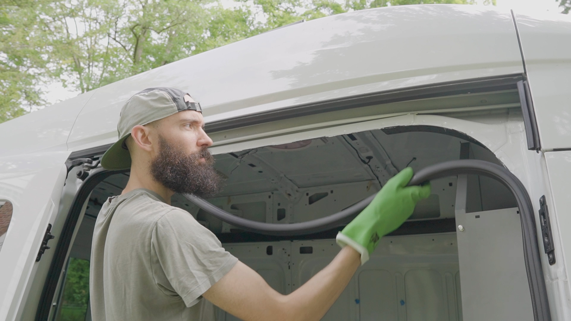 The Bug Wall Van Life Screen Review Install Removing Rubber Trim