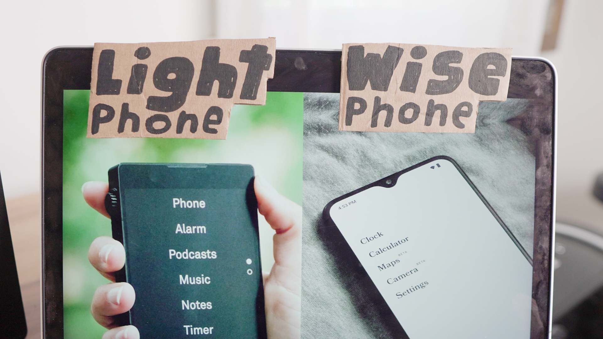 Light Phone vs Wisephone