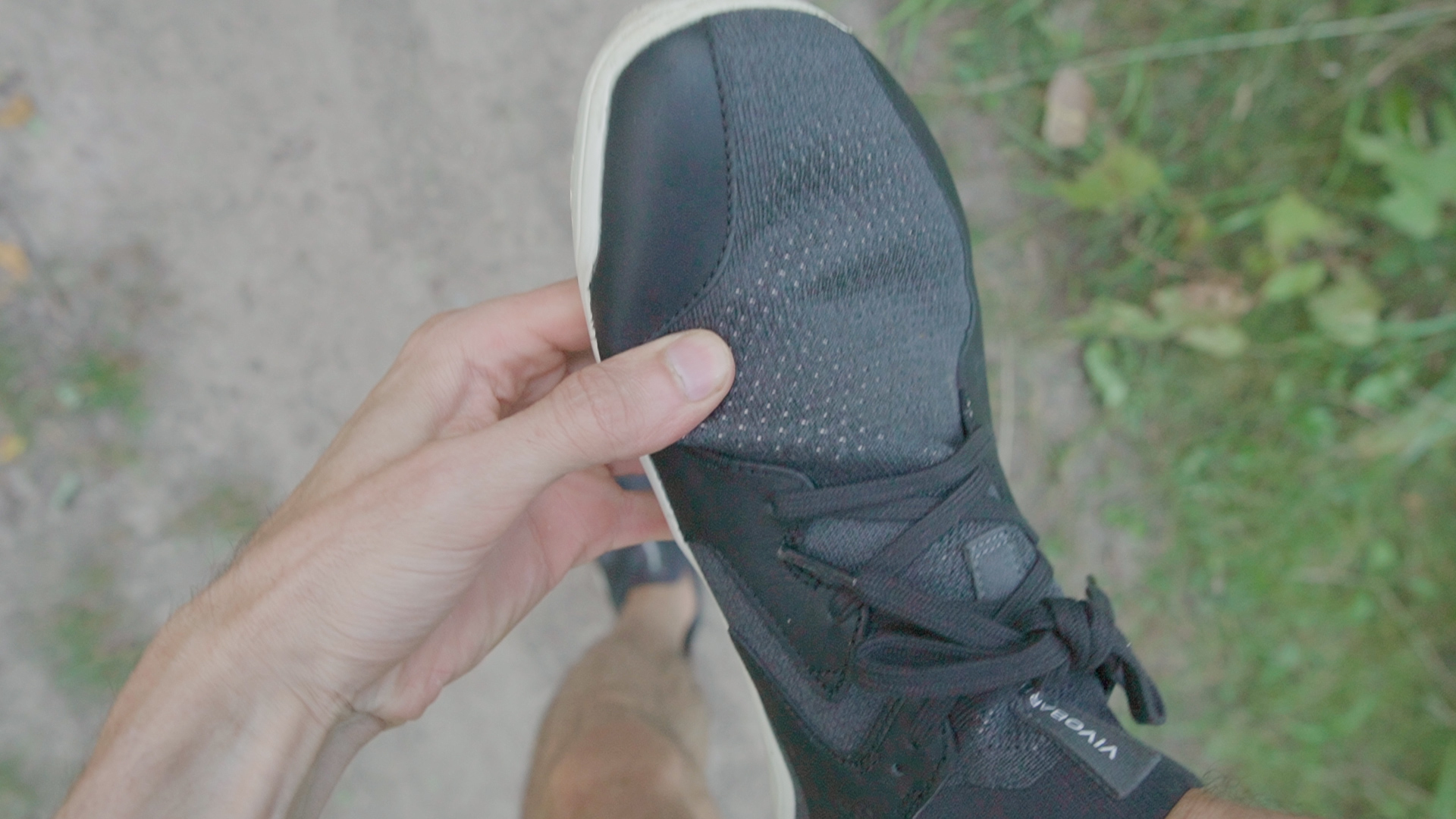 Vivobarefoot Asana Review Toebox Upper Trail